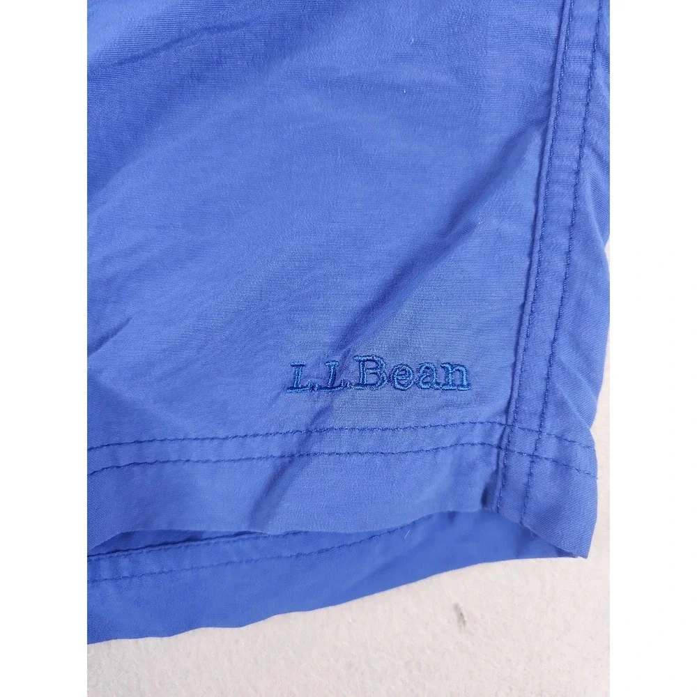 LL Bean Swim Trunks Mens size Med Mesh lined Shorts  Blue